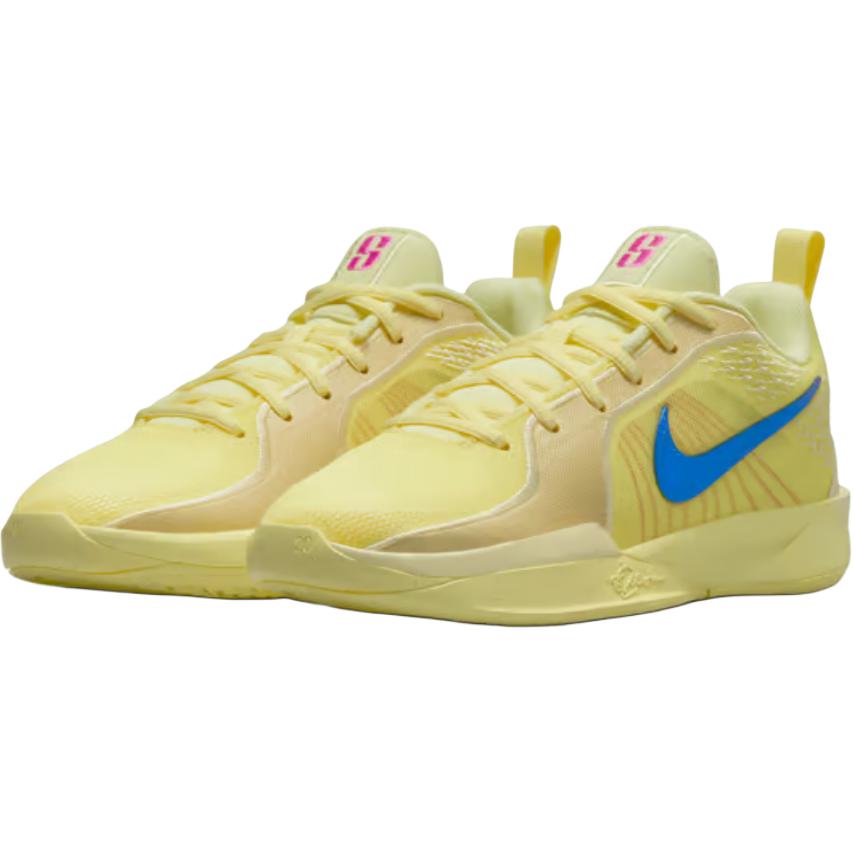 Nike Sabrina 2 устойчивые к истиранию низкие детские баскетбольные кроссовки Yellow — фото 4