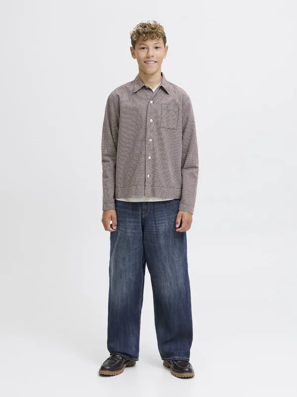 Джинсы свободного кроя jjiron jjoriginal Jack & Jones Junior, Blue Denim — фото 2