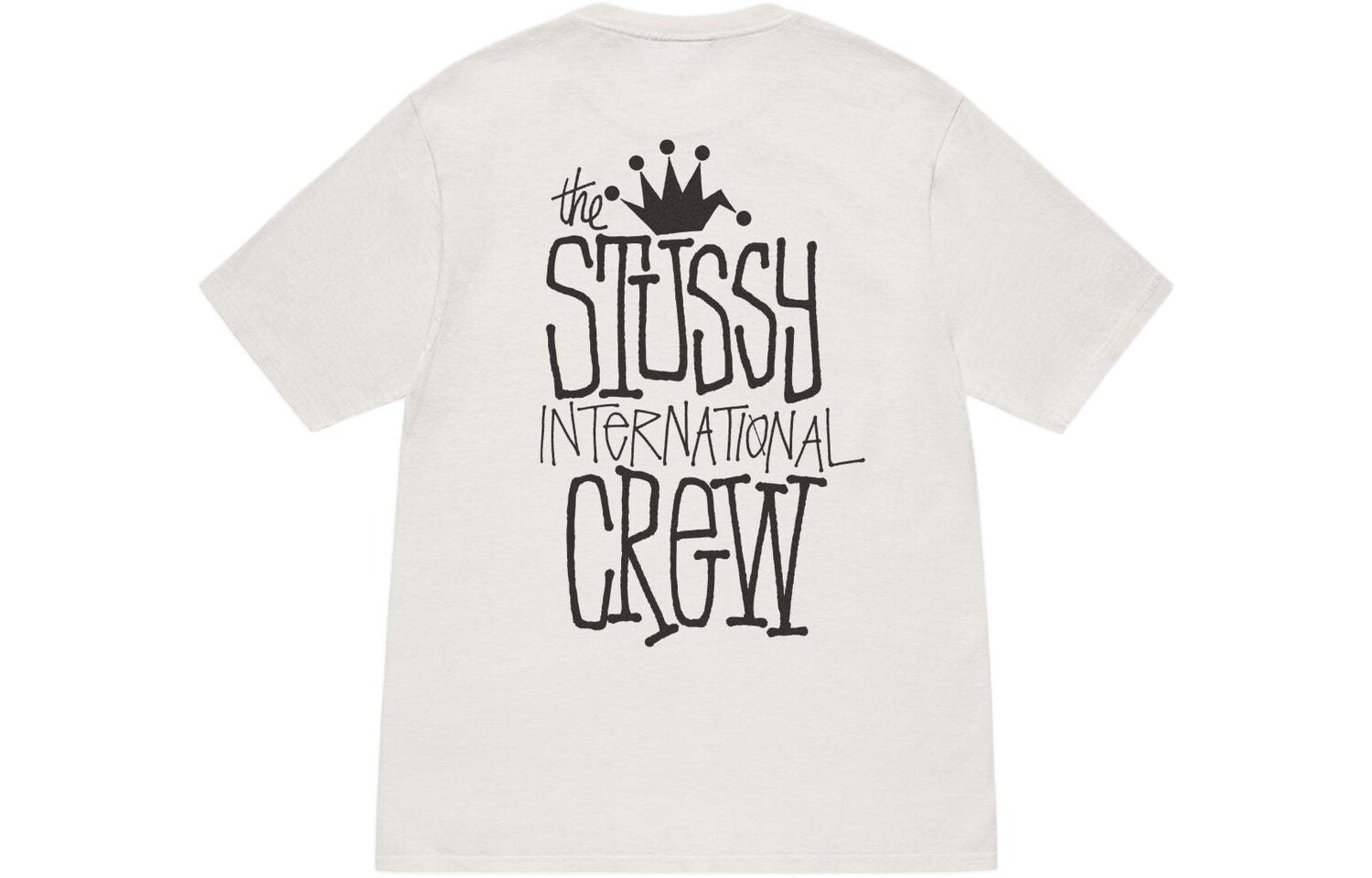 Футболка Crown International Pigment Dyed черного цвета Stussy, синий — фото 3