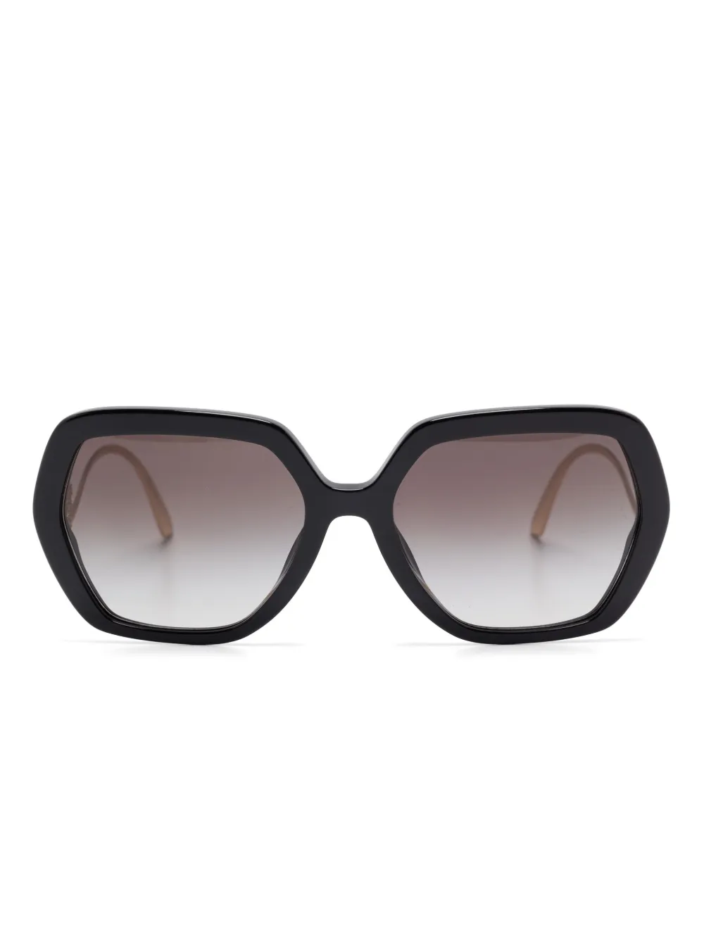 

Солнцезащитные очки в геометрической оправе Dolce & Gabbana Eyewear, черный