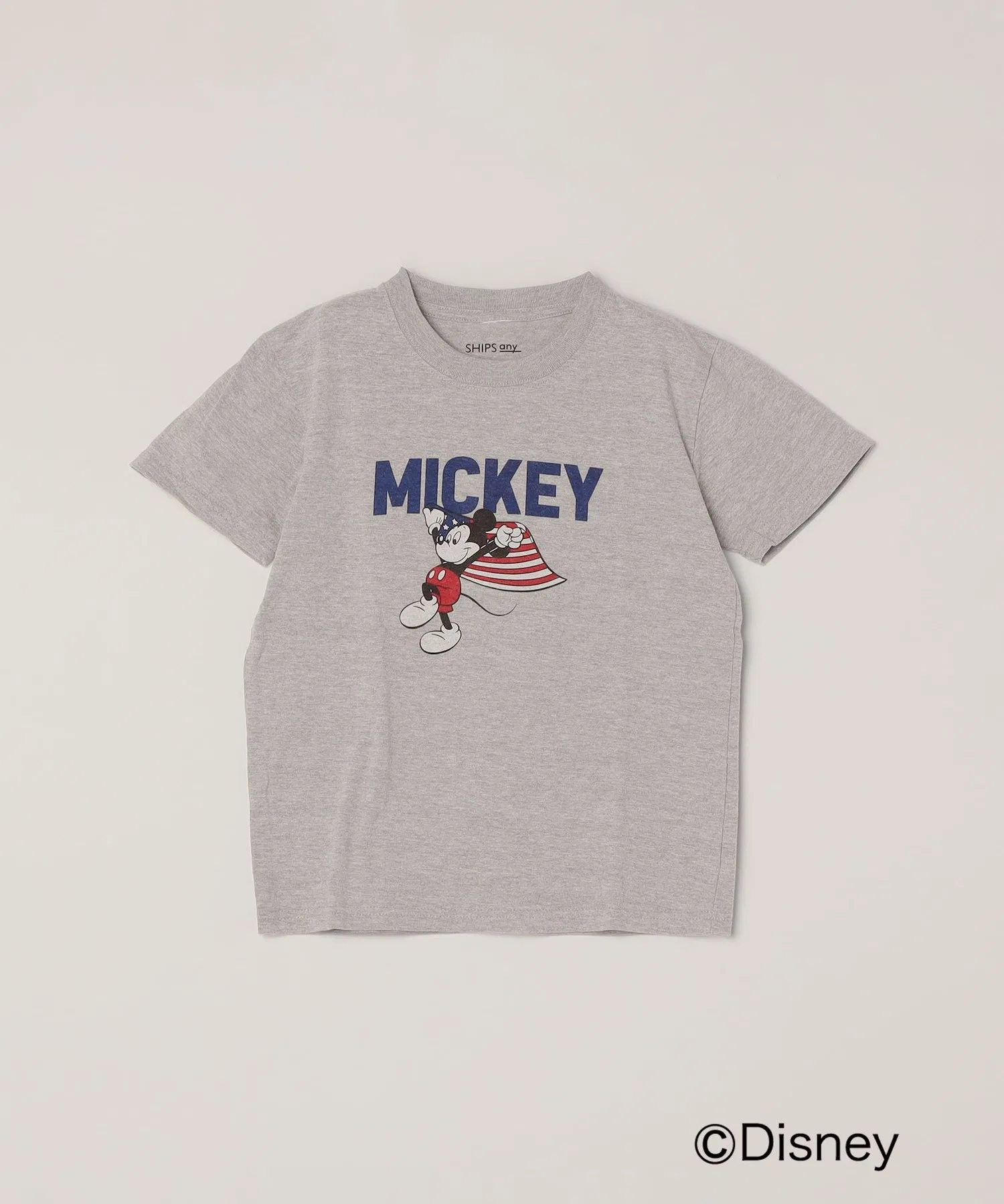 Детская футболка Disney Mickey Mouse с принтом, серая