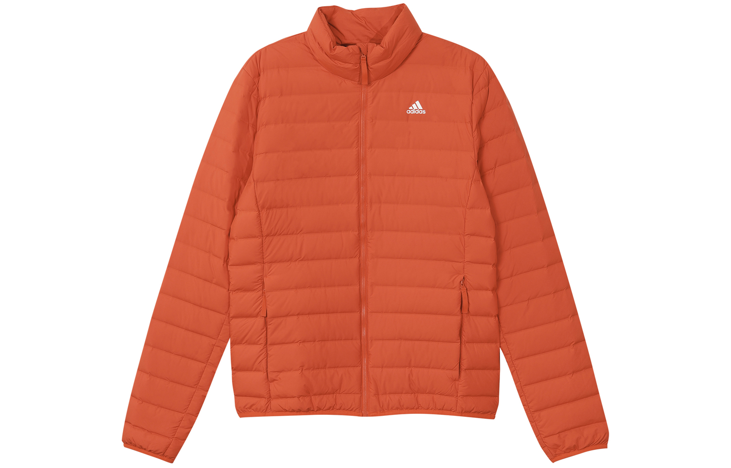 Куртка пуховая мужская оранжево-желтая Adidas Originals — фото 2