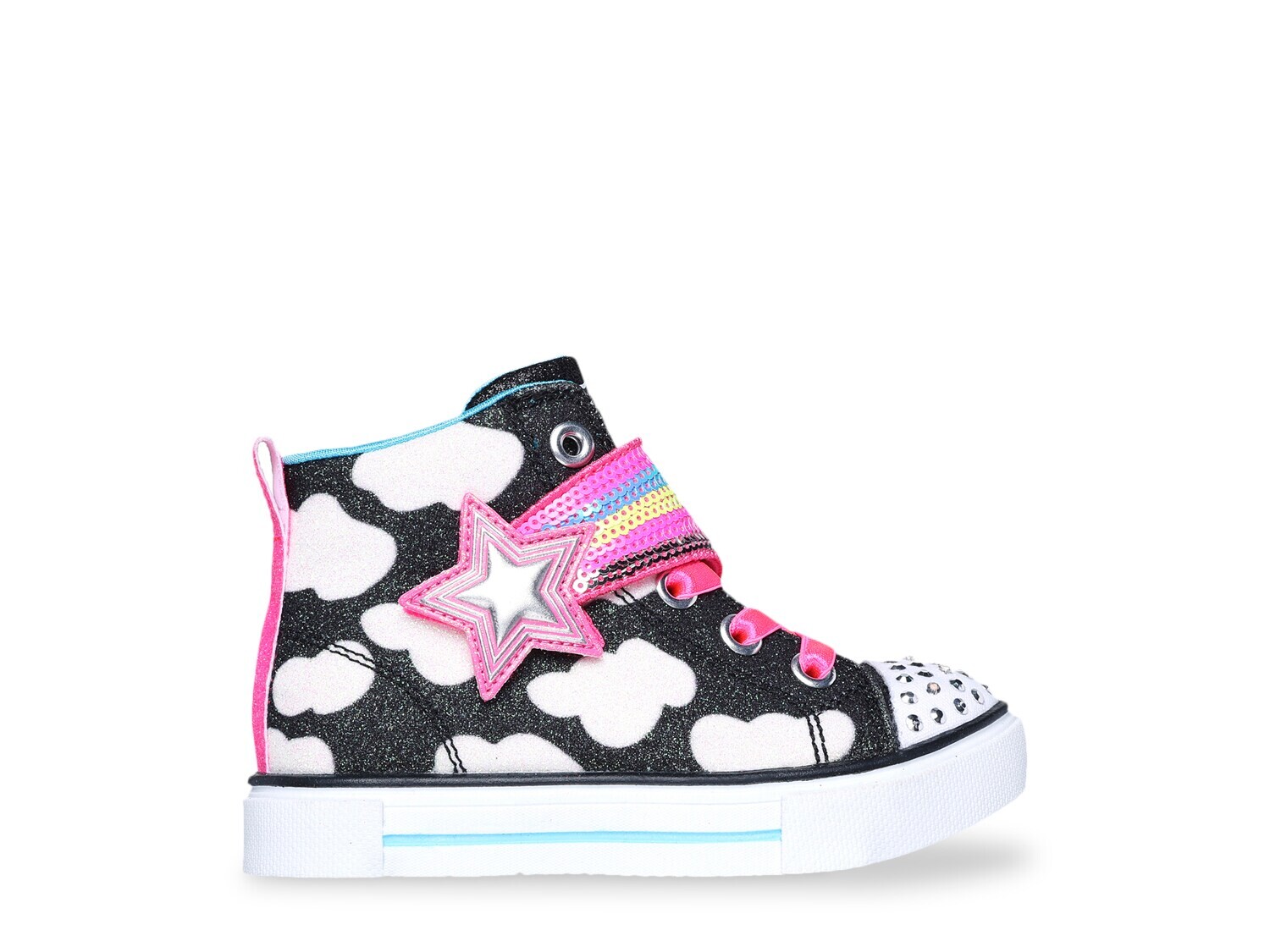 Кроссовки детские Skechers Twinkle Toes Twinkle Sparks Shooting Star, черный — фото 3