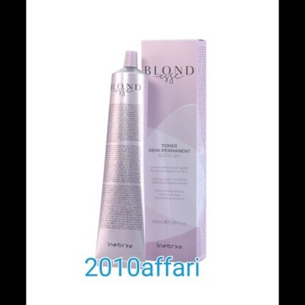 

INEBRYA Blondesse Toner Demi Permanent Крем-краска для волос 100 мл, Серый, INEBRYA Blondesse Toner Demi Permanent Крем-краска для волос 100 мл