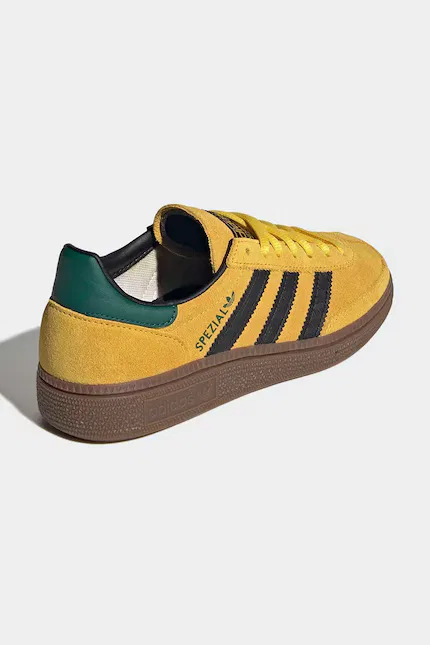 Кроссовки замшевые Handball Spezial Adidas Originals, желтый — фото 3