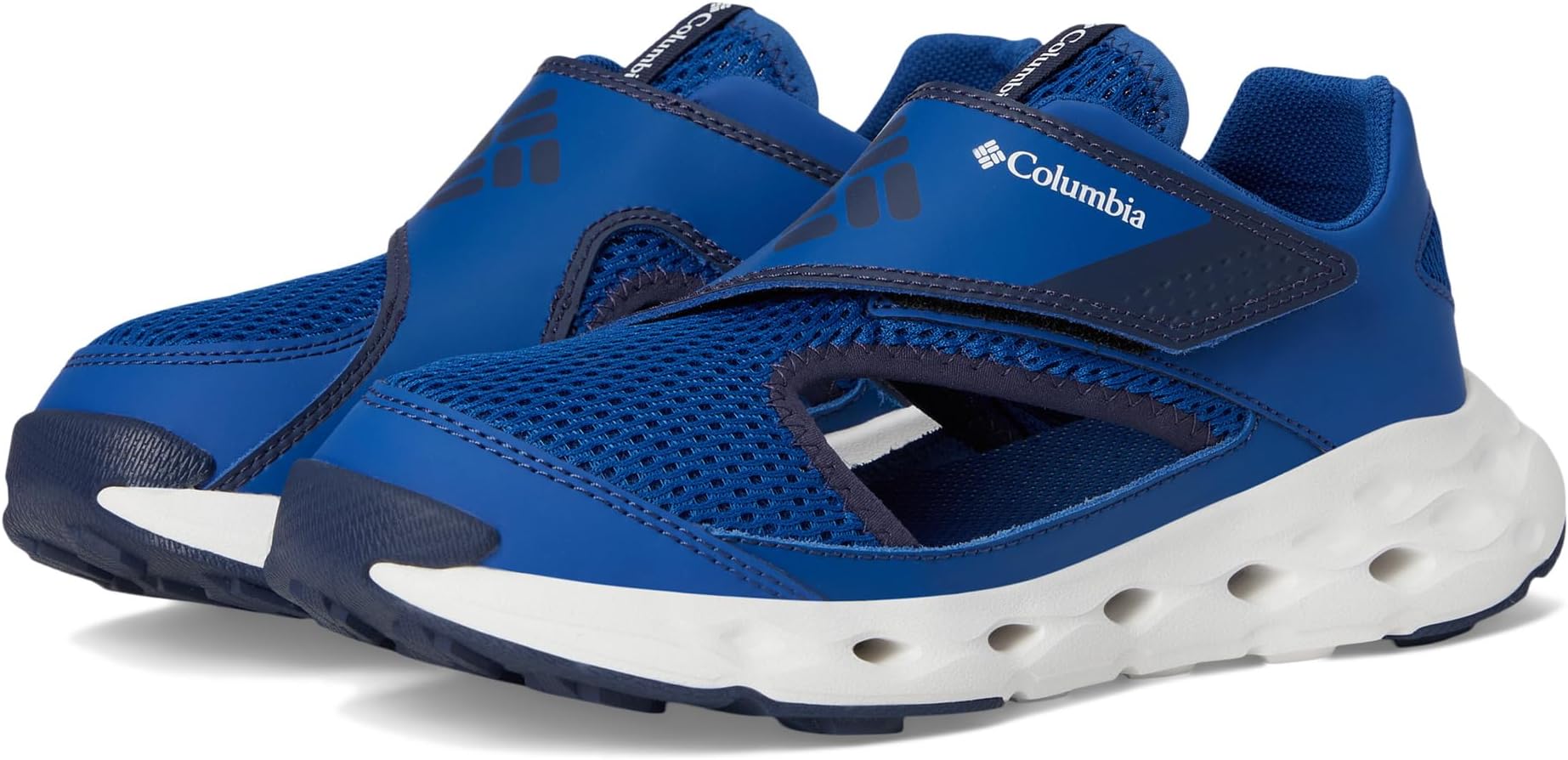 

Кроссовки Columbia Kids Drainmaker XTR Shandal, цвет Mountain Blue/White
