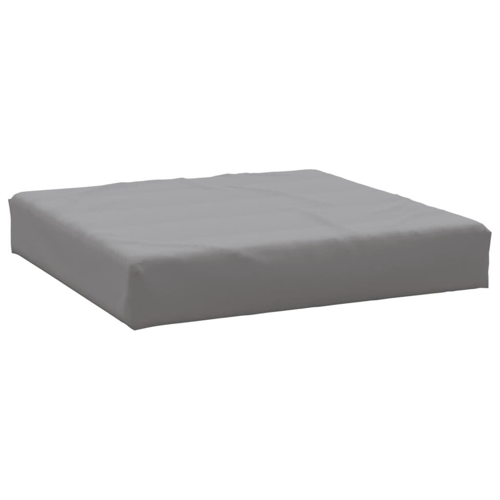

VidaXL Подушка Паллет Серая 60x60x8 см ткань Оксфорд, серый
