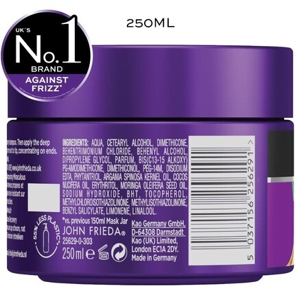 Интенсивная маска-кондиционер для волос Frizz Ease Miraculous Recovery, 250 мл, John Frieda — фото 3