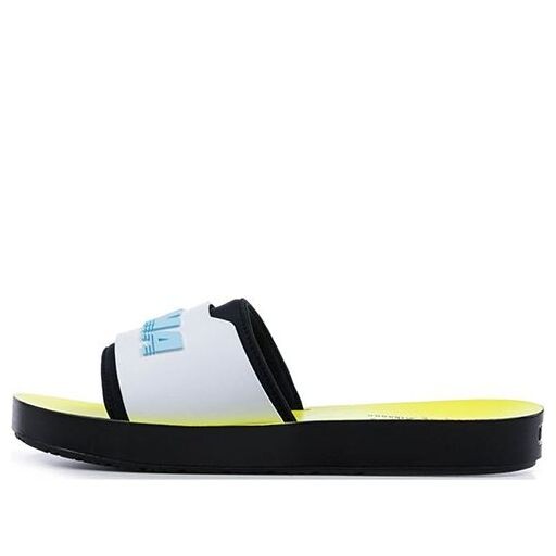 Тапочки fenty x surf slide 'safety yellow' Puma, черный