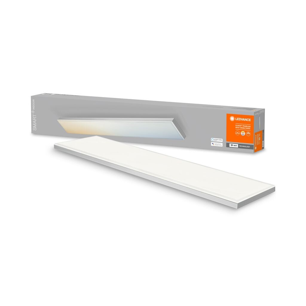 

Светодиодный потолочный светильник Ledvance Smart+ WiFi Planon, белый, 80 x 10 см, с регулировкой яркости