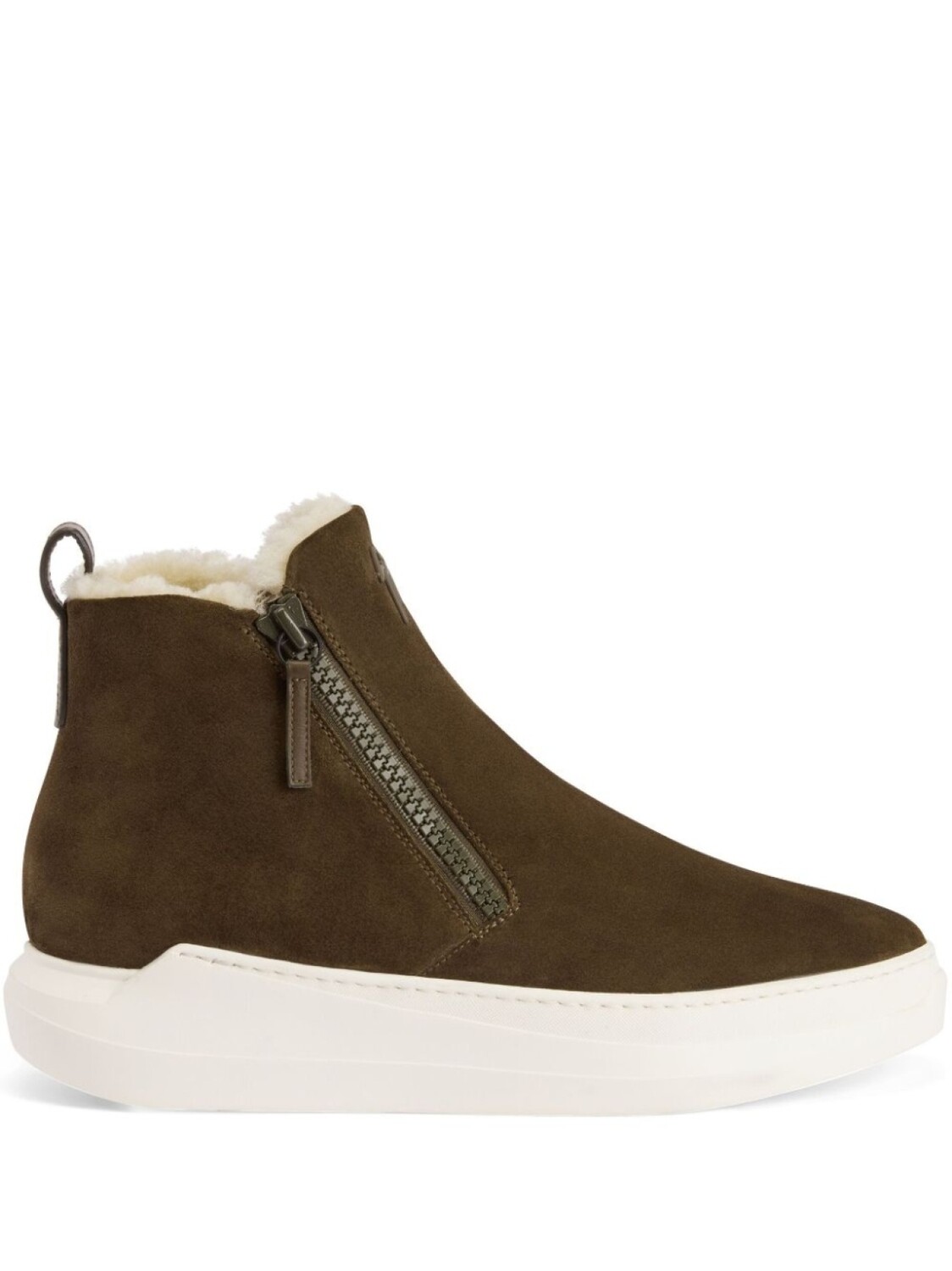 

Giuseppe Zanotti ботинки Conley на молнии, коричневый