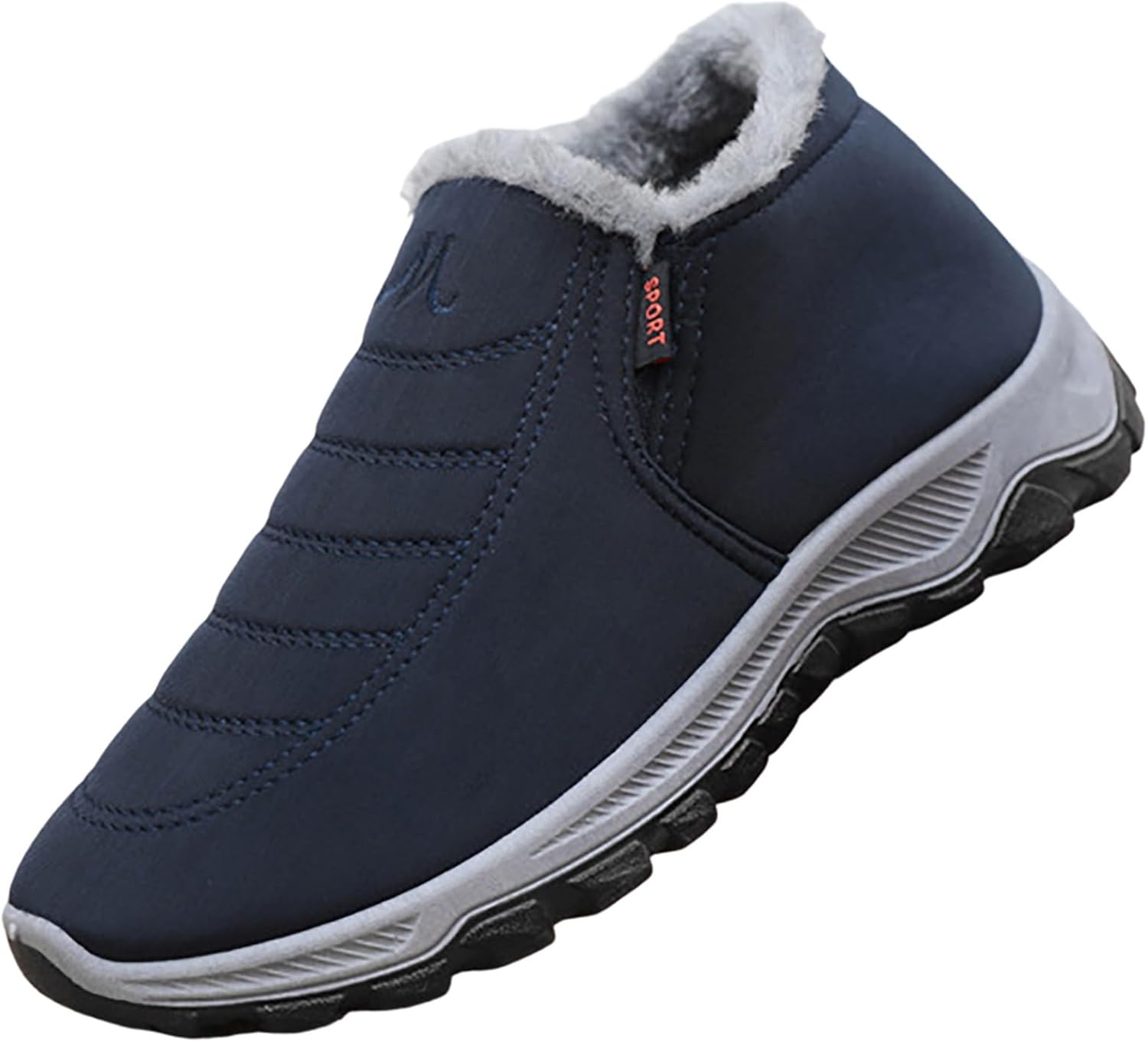 

Мужские и женские зимние ботинки для снега, зимние ботинки для женщин и мужчин, платформенные модные кроссовки Generic, темно-синий