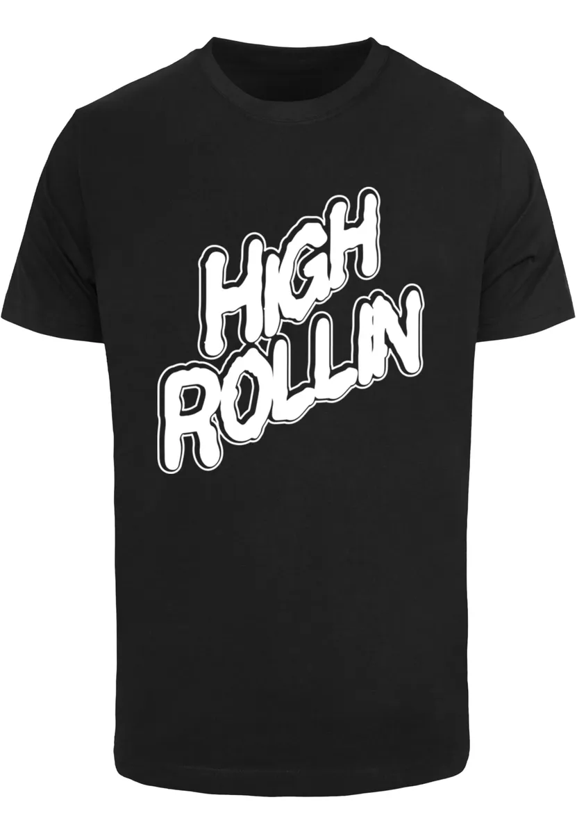 

Футболка Mister Tee "Мужская футболка с высоким воротником Mister Tee" Mistertee, черный