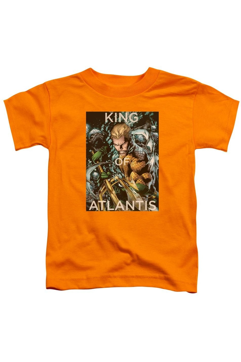 

Футболка детская "Justice League of America: Король Атлантиды" с коротким рукавом Gildan, оранжевый