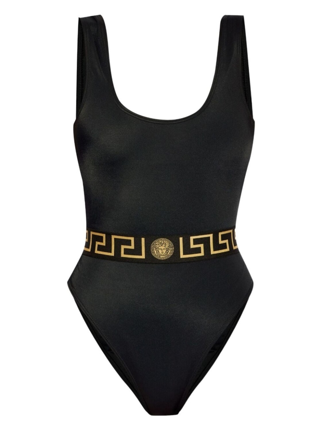 

Versace купальник с вырезом-лодочкой «Медуза», черный