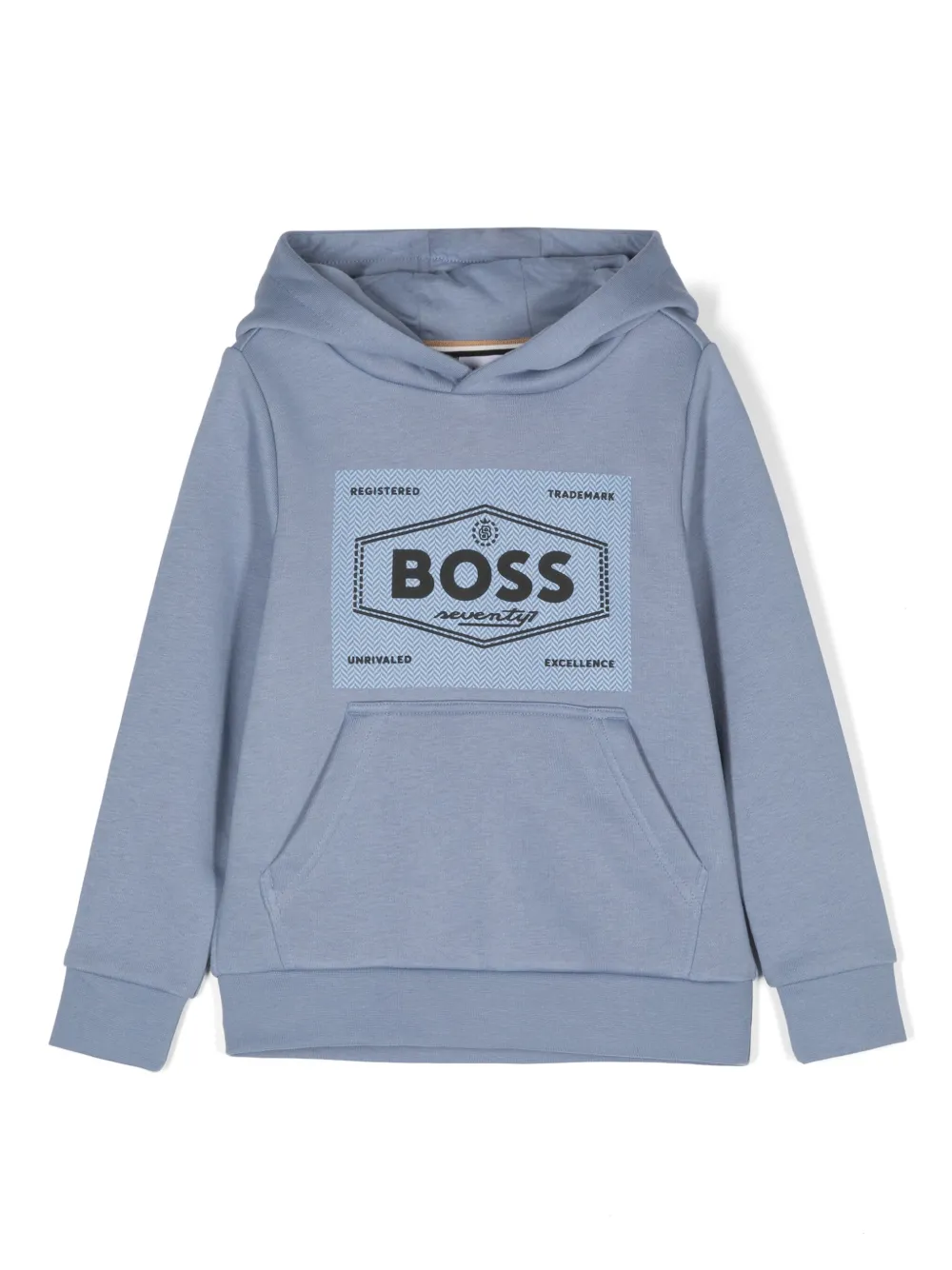 

Худи с логотипом BOSS Kidswear, синий