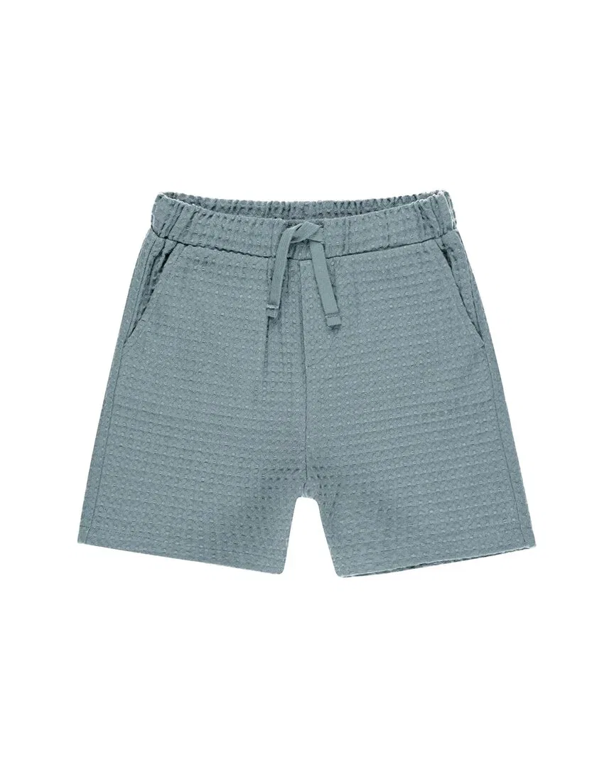 Rylee + Cru Collective Perry Linen-Blend Short, Ocean
