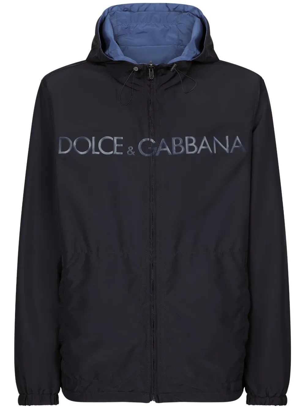 

Двусторонняя парка с логотипом DOLCE & GABBANA, синий