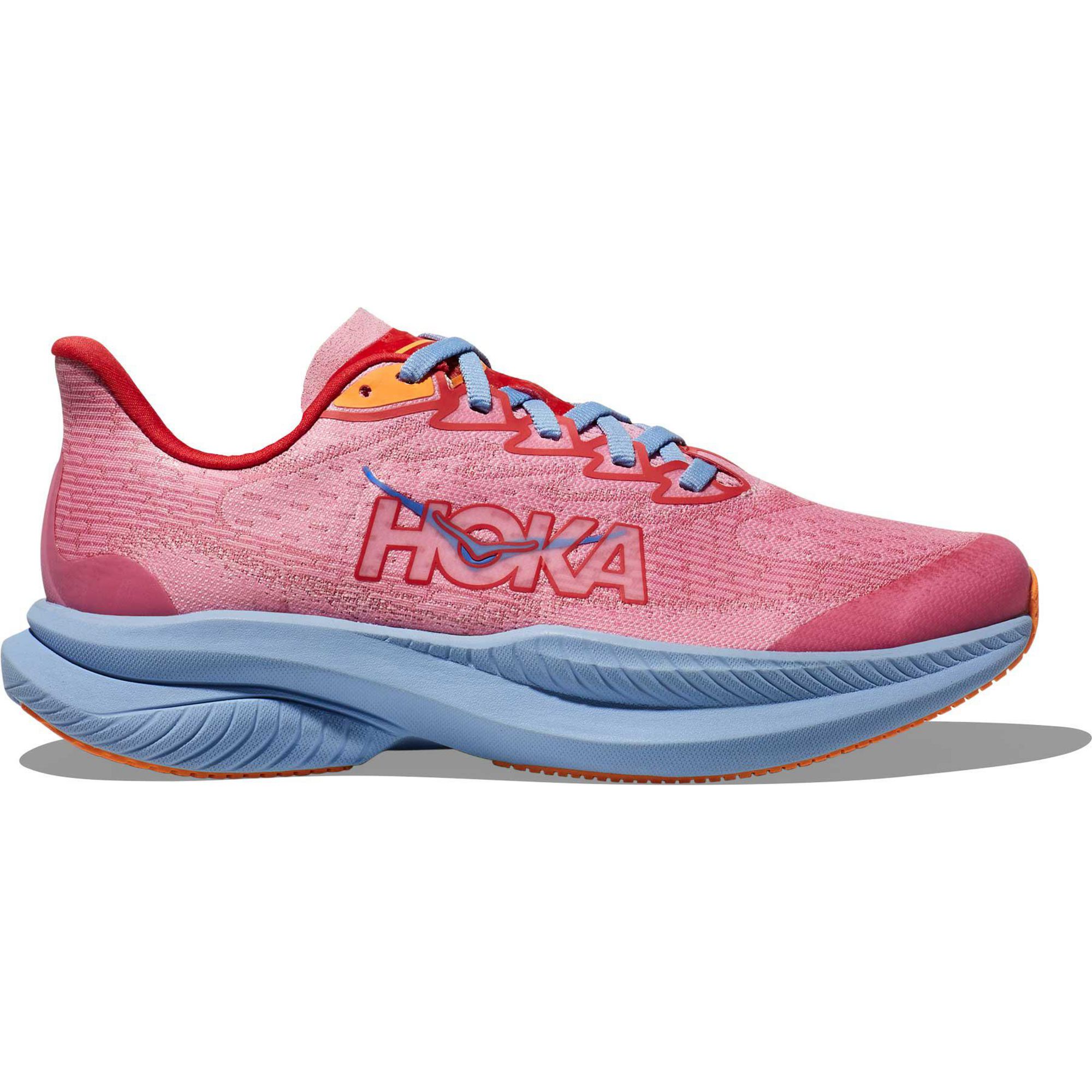

Детские кроссовки Mach 6 для бега HOKA, Peony/Cerise