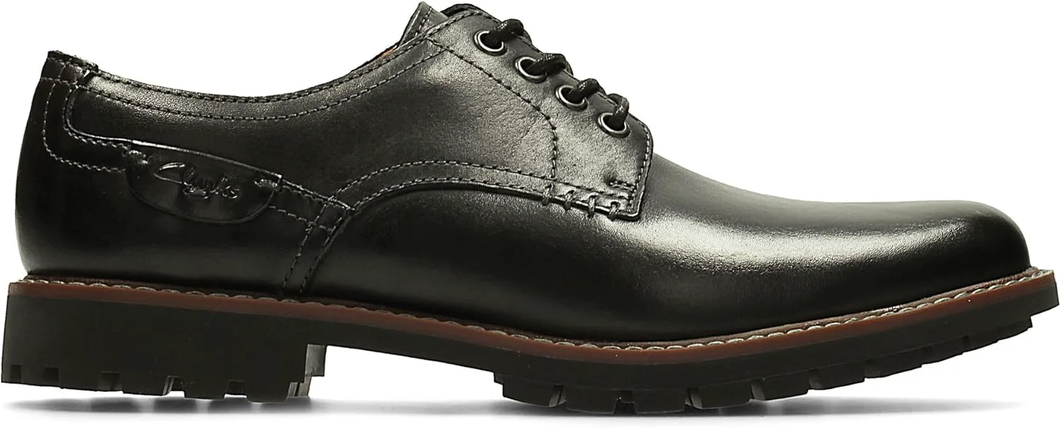 Мужские дерби Clarks Recline Out, черный — фото 2