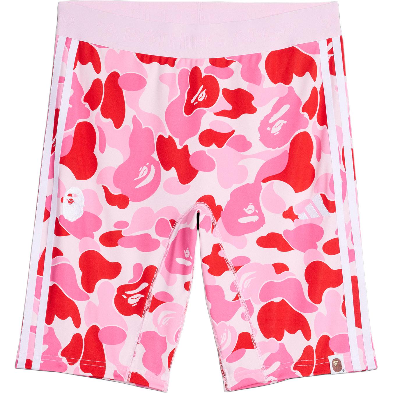 

A BATHING APE FB Tights спортивные шорты unisex Adidas, розовый