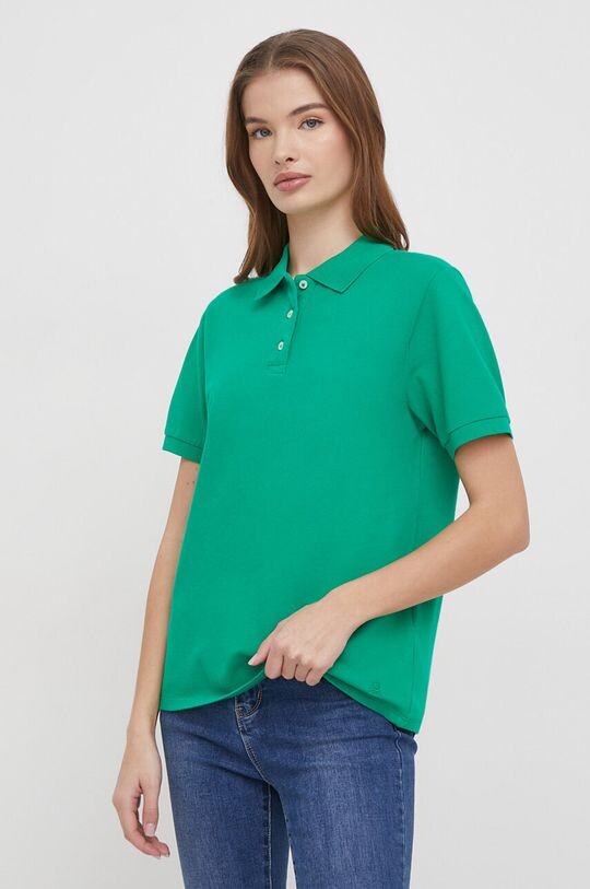 

Поло United Colors of Benetton, зеленый