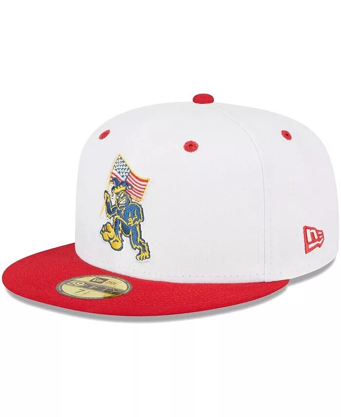 

Мужская белая шляпа Eugene Emeralds Theme Nights Pranksters 59FIFTY приталенная шляпа New Era, белый