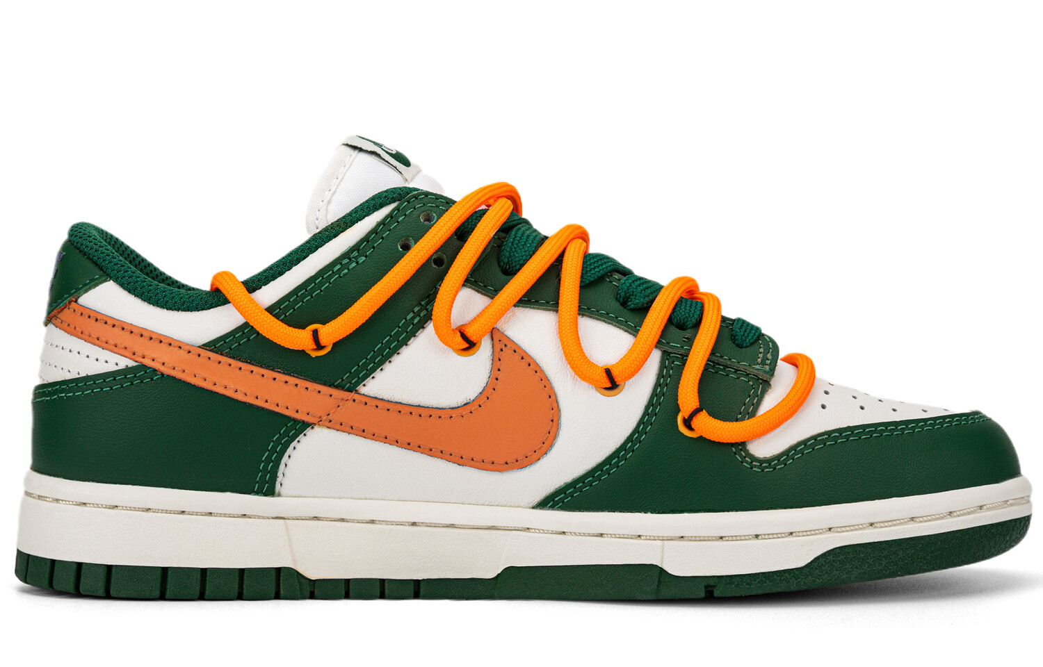 

Кроссовки Nike Dunk Skateboard Shoes Women's Low-Top Orange/Green