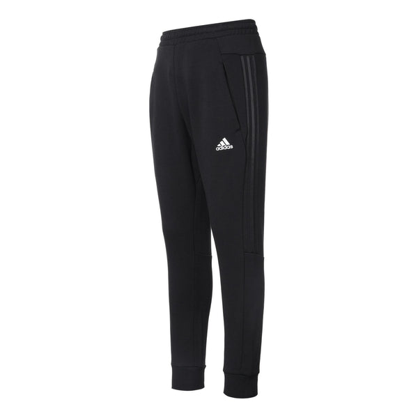 

Брюки adidas Casual Sports Training logo Bundle Feet Long Pants Black, черный