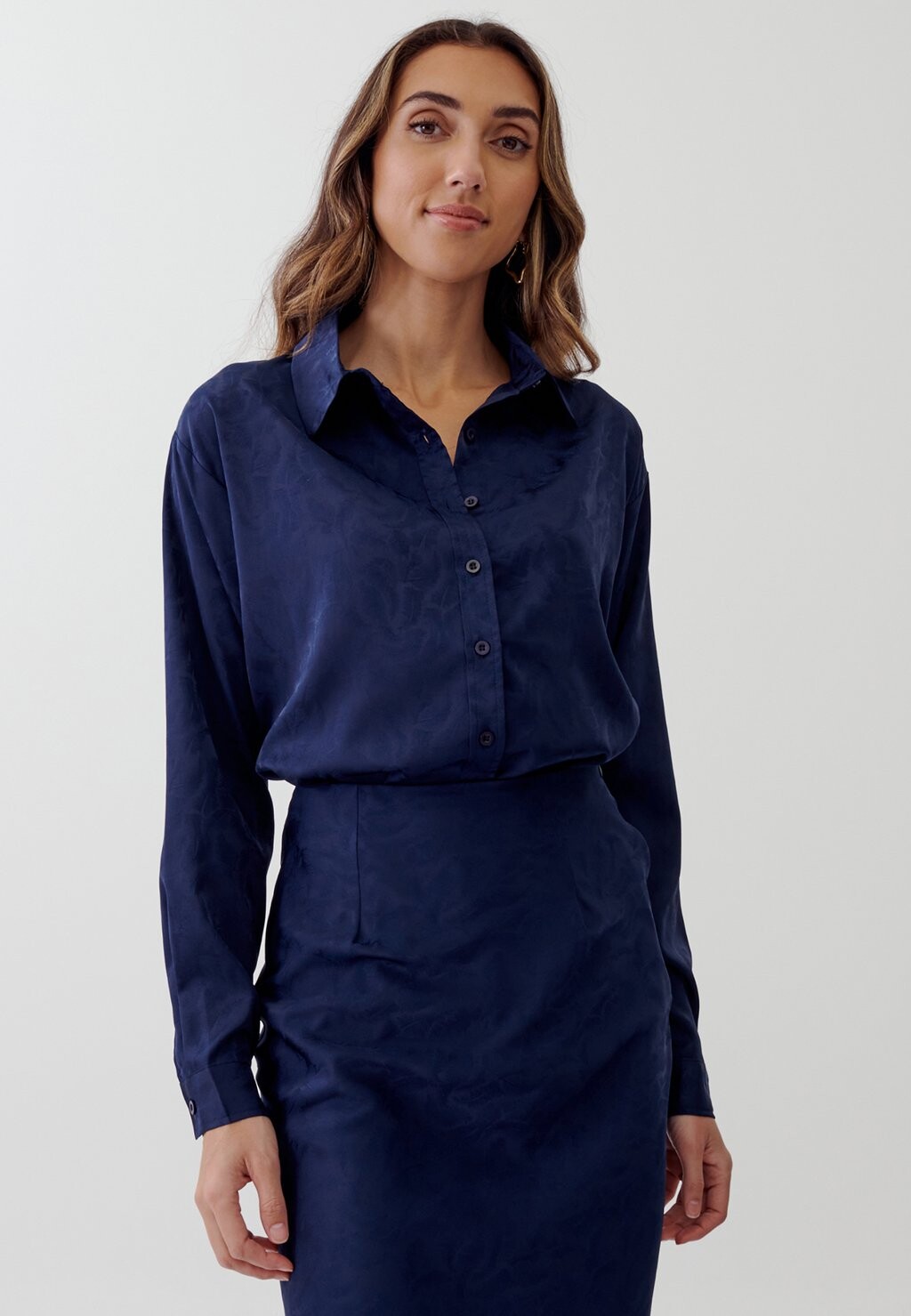 

Рубашка Rhianna TUSSAH, цвет navy jacquard