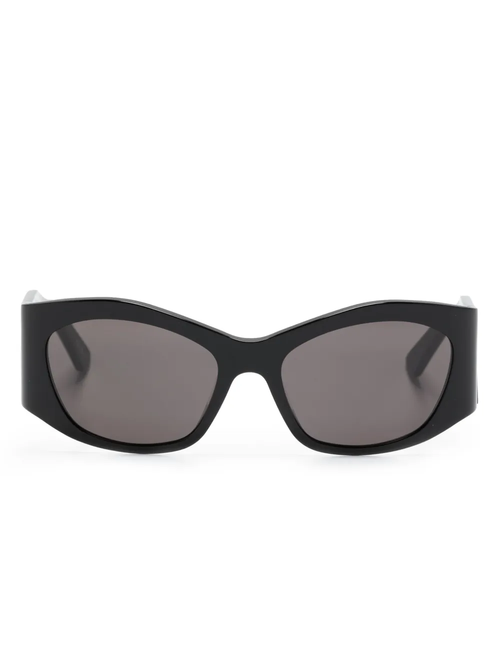 

Солнцезащитные очки в прямоугольной оправе Balenciaga Eyewear, черный