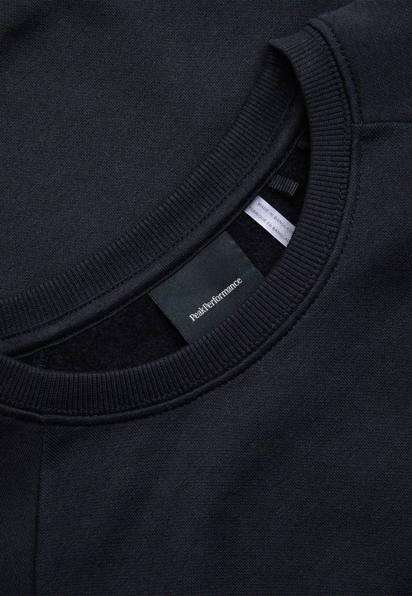 Оригинальная толстовка с небольшим логотипом jr. Peak Performance, Black — фото 3