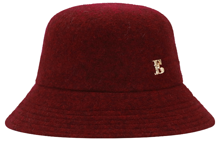 

Ковшовая шляпа из кроличьего меха и полиэстера для женщин ELLE, camel