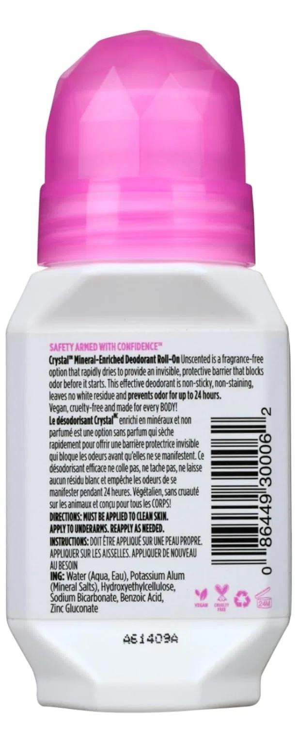 Минеральный роликовый дезодорант без запаха от Crystal Crystal Essence — фото 2