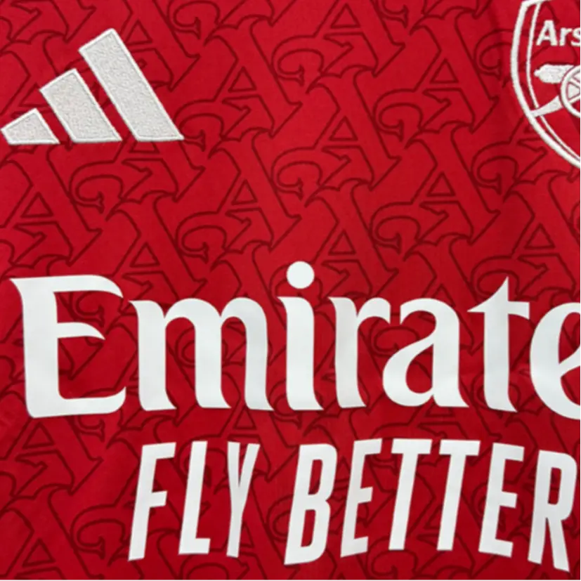 Футболка домашняя Arsenal 25/26 с длинными рукавами Adidas, красный — фото 3
