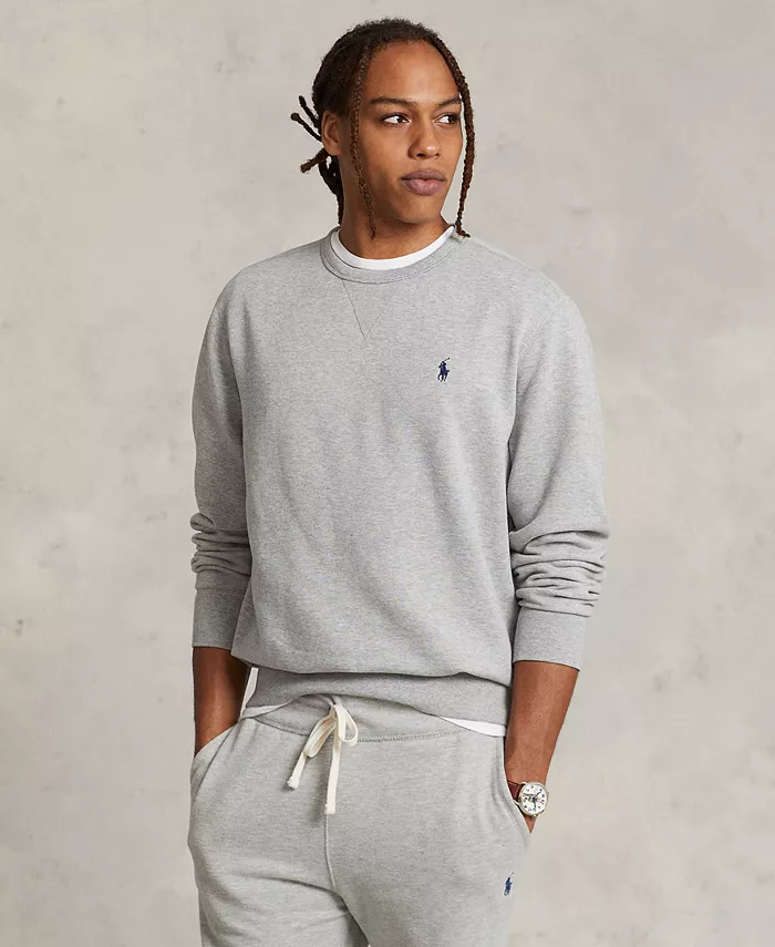 

Мужской флисовый свитшот RL Polo Ralph Lauren, серый