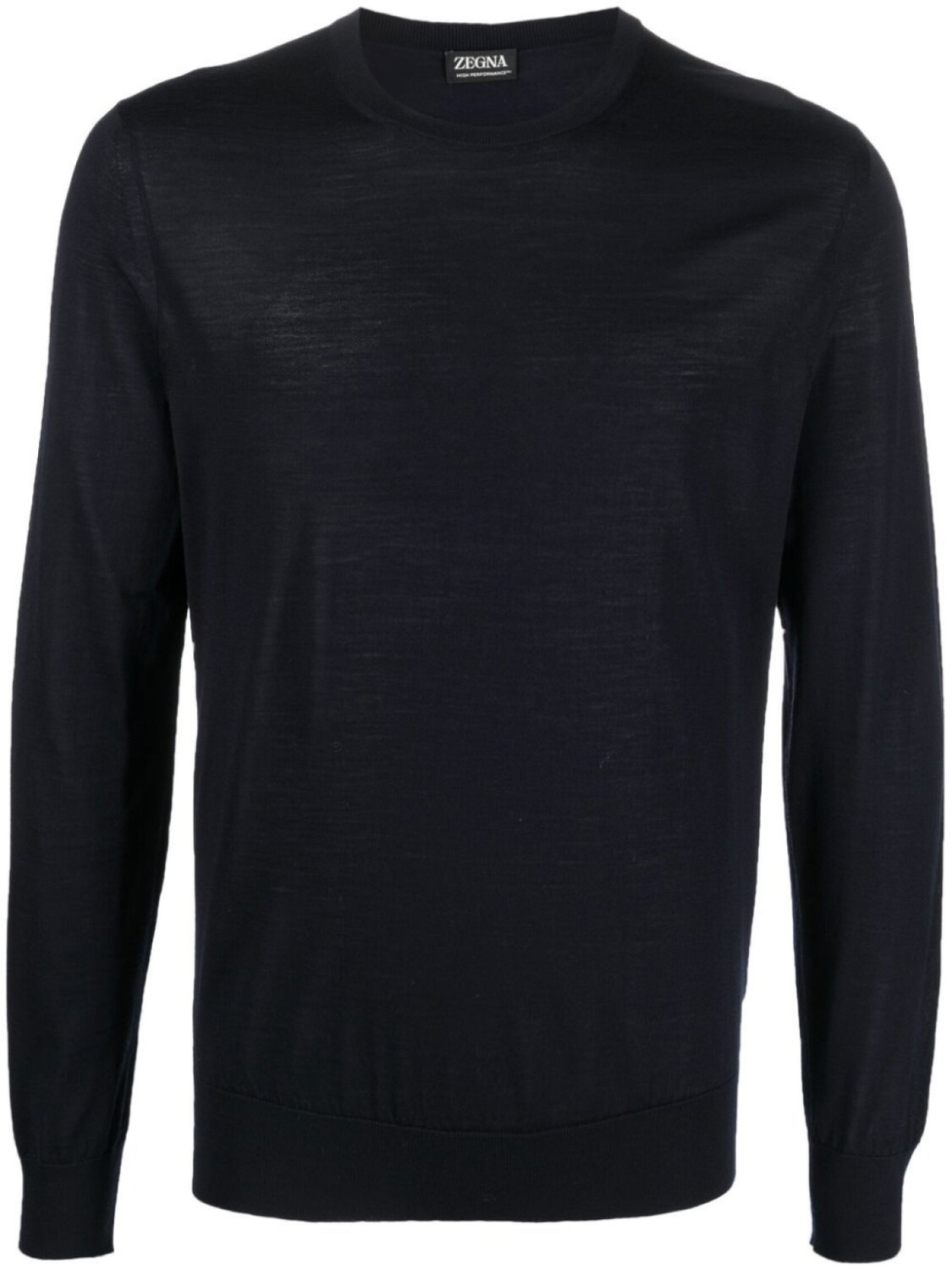 

Zegna шерстяной джемпер тонкой вязки, синий