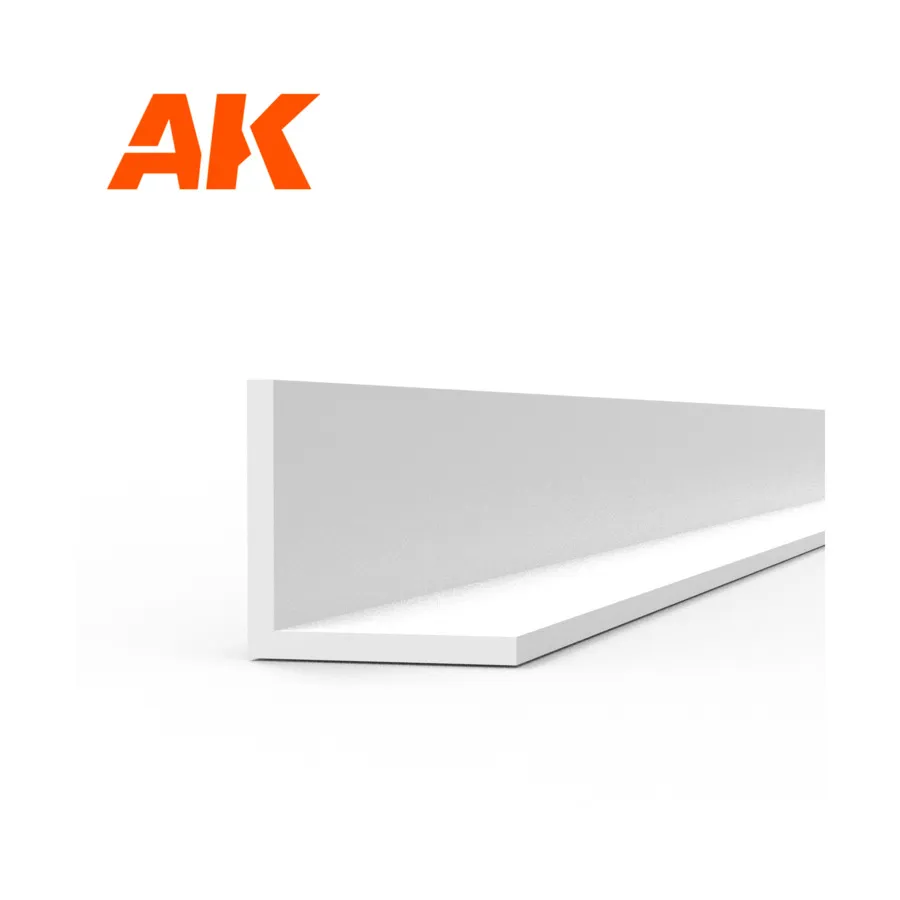 

Стироловый уголок - 3 х 3 х 350 мм, High Quality Modeling Styrene