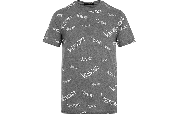 

VERSACE Футболка мужская, серый