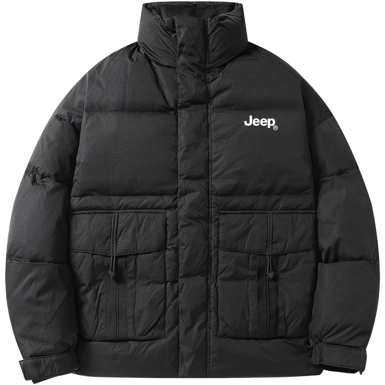 

Пуховик унисекс Jeep, цвет Silver White