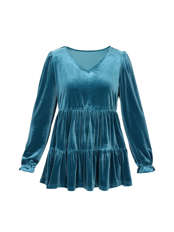 

Блуза Usha Blouse, цвет Blue Green