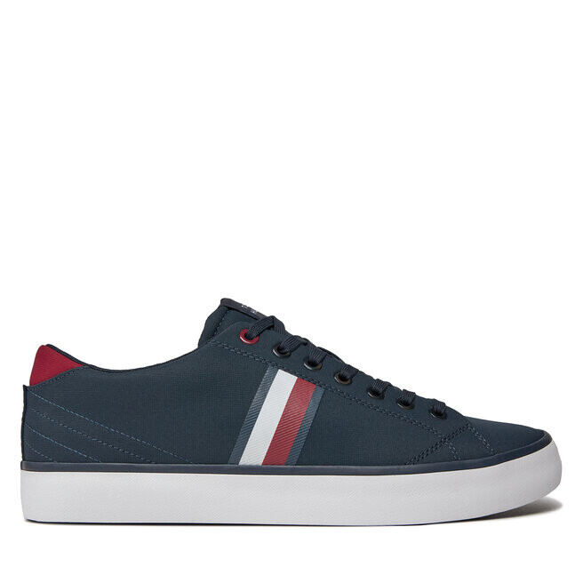 

Кроссовки Tommy Hilfiger Th Hi Vulc Low Stripes Mesh FM0FM04946 Desert Sky DW5, синий