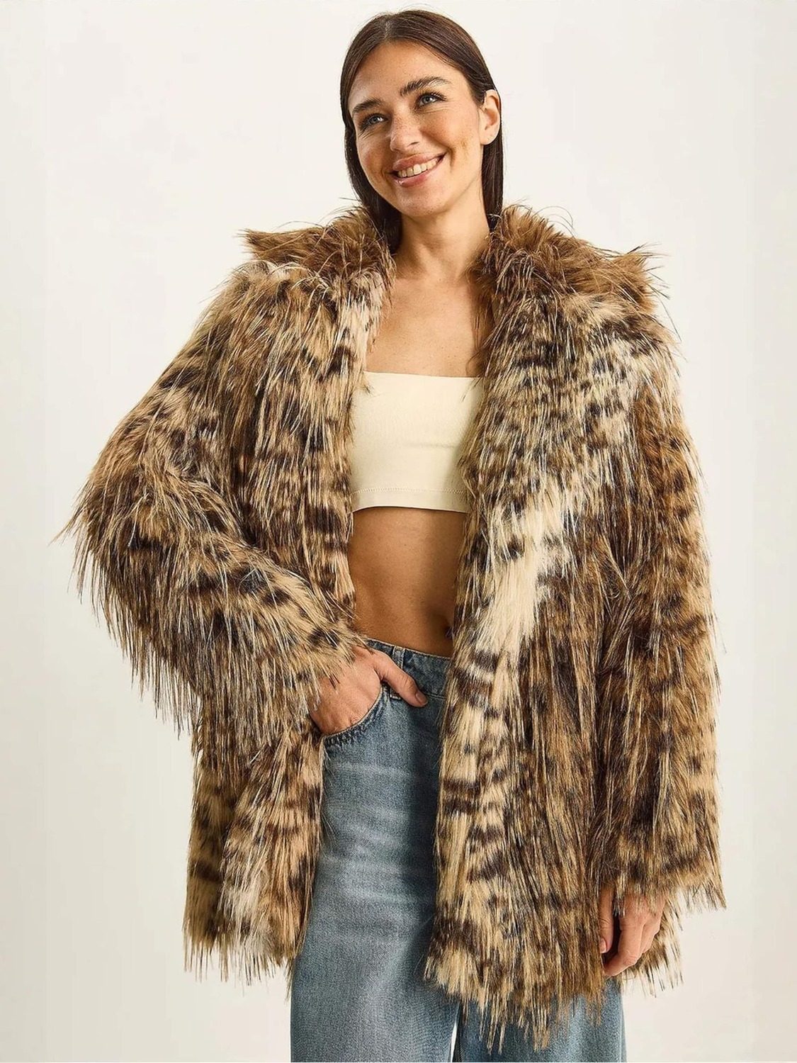 

Bianco Lucci Куртка для межсезонья в коричневом цвете