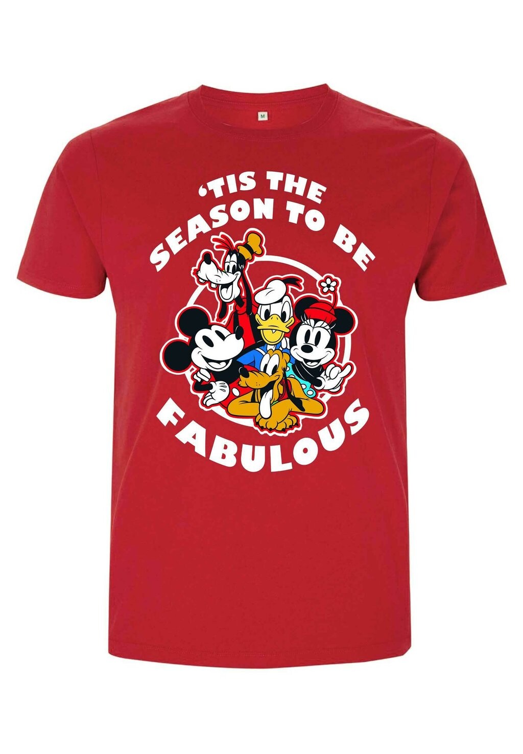 

Футболка с принтом MICKEY CLASSIC FABULOUS HOLIDAY UNISEX Henry Tiger, красный