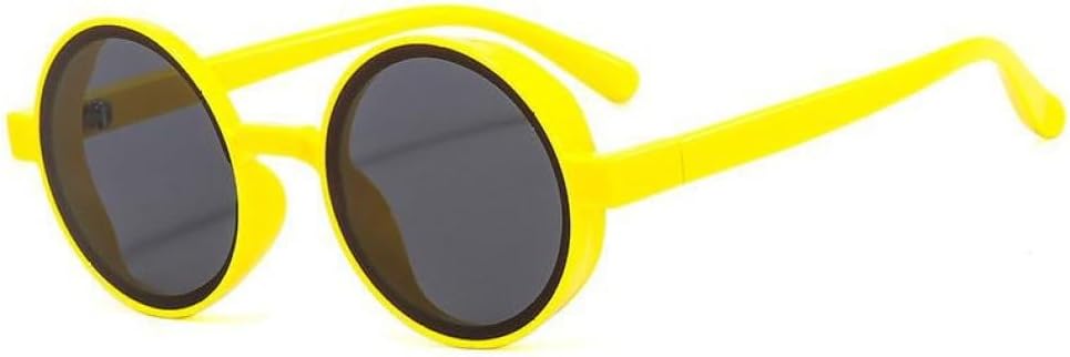 

Модные круглые солнцезащитные очки для женщин, ретро-солнцезащитные очки для мужчин, винтажные очки с защитой от УФ-излучения UV400, очки для отдыха на природе и пляже MTZJH, Yellow