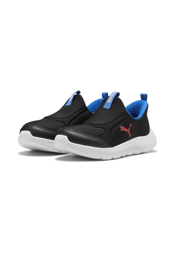 Кроссовки Puma Fun Racer 2 Sliptech Sneakers Slip Ons, черно-красный — фото 2