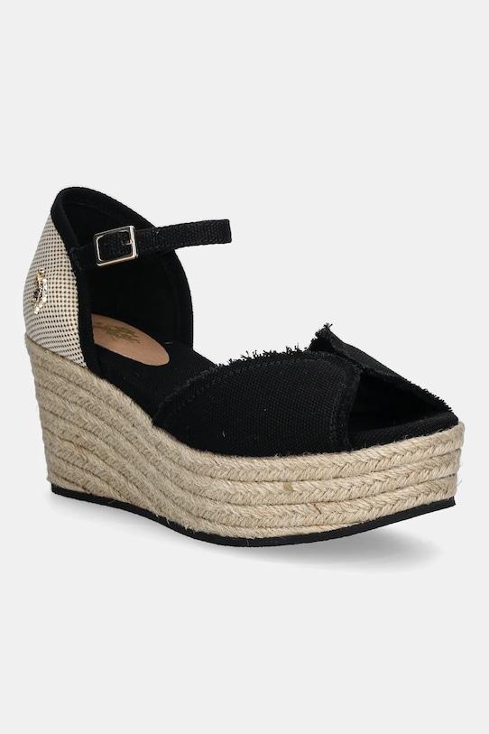 Сандалии Aleida U.S. Polo Assn., черный