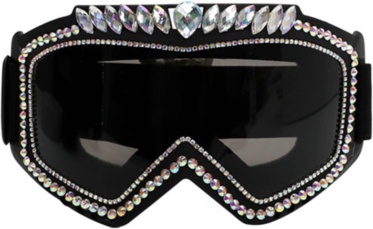 

Willochra Большие солнцезащитные очки для катания на лыжах с бриллиантами, женские спортивные солнцезащитные очки с блестками, роскошные солнцезащитные очки-комбинезон со стразами F27, C1
