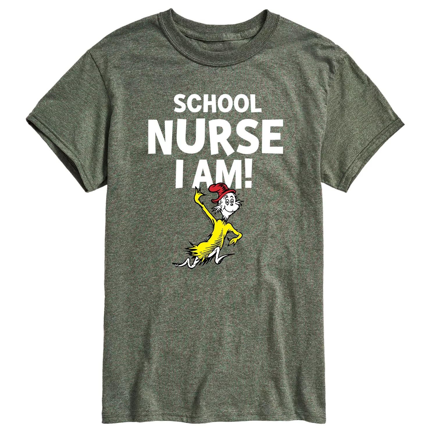 

Мужская футболка Dr. Seuss School Nurse I Am Tee Licensed Character