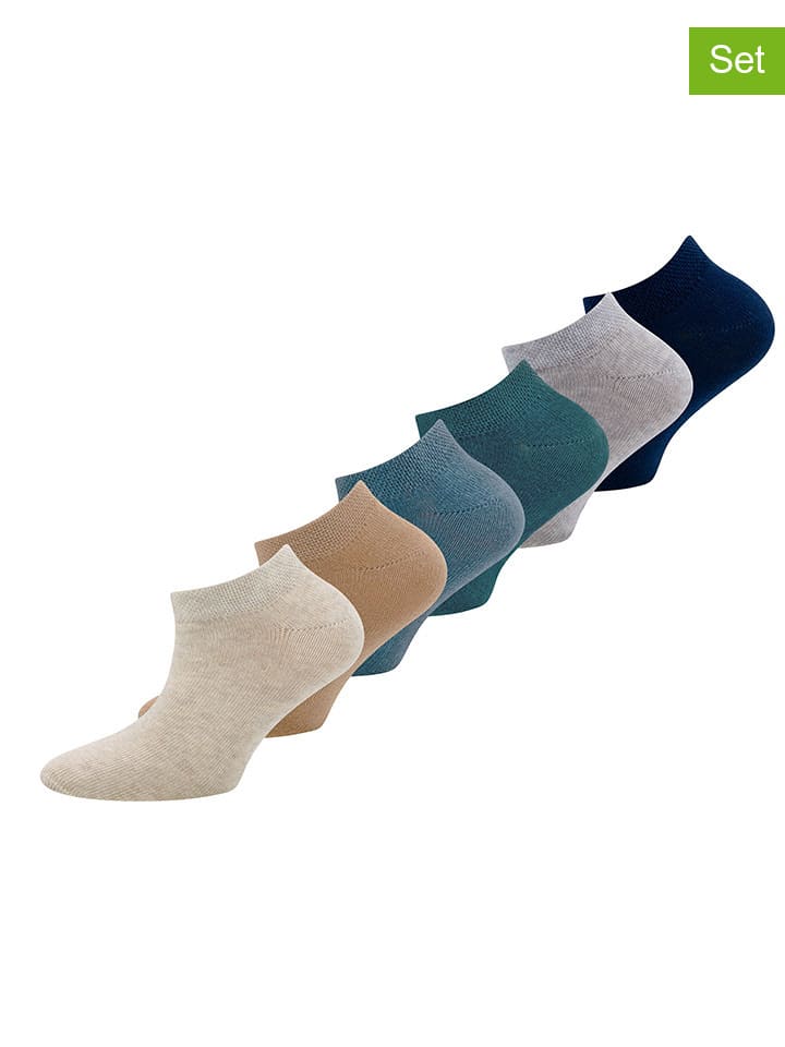 

Ewers Набор из 6 пар носков "Uni" бежевого/синего/серого цвета